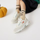 Skechers women's shoes for spring and summer gingerbread men Christmas lamb velvet daddy shoes snow cake shoes plus velvet panda shoes 149257