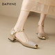 Daphne bag-toe sandals for women in summer 2025 new women's shoes small leather shoes French women's shoes with skirt single shoes