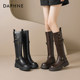 Daphne long boots for women autumn and winter 2025 popular high-top thick-soled retro plus velvet slim fashionable knight boots