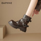 Daphne Short Boots Women's 2025 New Martin Boots Maillard Boots Autumn Thick Sole Stacked Knight's Pants Boots
