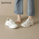 Daphne thin breathable white shoes summer women's shoes 2025 new mesh casual daddy thick sole sports sandals