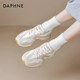Daphne thick-soled Gan shoes for women 2025 new autumn white dad sports heightening white shoes moral training shoes