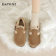 
Daphne plus velvet Birkenstock shoes for women 2025 new autumn and winter cotton shoes Birkenstock warm snow boots slip-on shoes