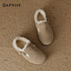 
Daphne all-inclusive Birkenstock shoes for women 2025 winter new plus velvet thickened pregnant women one-legged single shoes snow cotton shoes