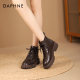 Daphne brown Martin boots for women 2025 new autumn and winter thick-soled short boots for women British style Maillard boots for women