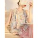 New Chinese vest Tang suit Chinese women's clothing Chinese style sleeveless vest women's embroidered ethnic style fold button national style top
