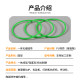 Polyurethane round belt PU endless belt seamless connection belt O-shaped round belt transmission belt one-piece belt green