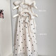 Polka dot bow tie halter sleeveless vest for women summer high-end temperament loose slim chiffon shirt top