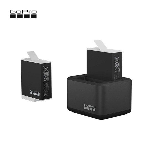 GoPro sports camera accessories Dual battery charger + 2 Enduro batteries HERO12/11/10/9