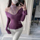 Fantasy purple rhyme* French halter neck beauty back adjustment bra pure sexy top lace gathered vest underwear