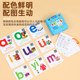 Pinyin card full set of primary school transition primary school first grade Chinese aoe initial vowel alphabet learning teaching aids
