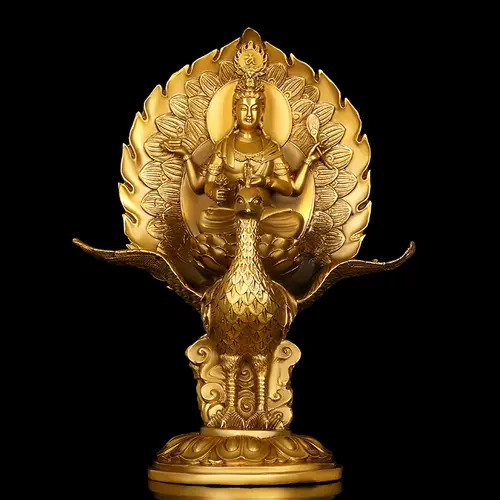 Sale 60 Off 木彫 仏像 孔雀明王 仏師彫 彩繪 切金 真言宗 財前彫刻 孔雀仏母菩薩 彫刻 オブジェクト Iowatribeofkansasandnebraska Com