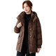 Yalu goose down mother down jacket winter wear for women middle-aged 2025 new mid-length casual warm jacket top