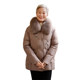 Yalu Grandma Down Jacket Women's 2025 Winter New Middle-aged and Elderly Mothers Fox Large Fur Collar Embroidered Casual Jacket