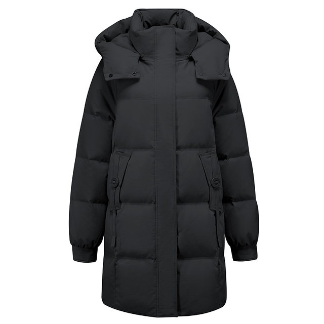 Yalu 2025 winter new middle-aged mother warm mid-length down jacket for women middle-aged and elderly fashionable warm jacket