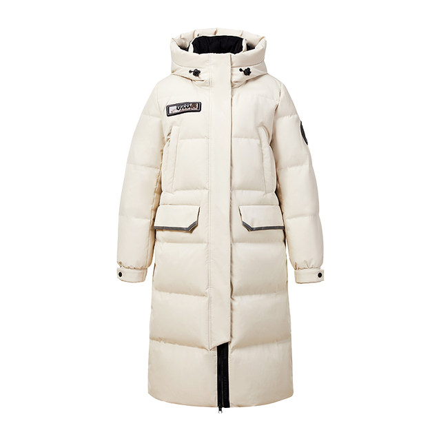 Yalu Jihan Working Down Jacket Women's 2025 Winter New Long Fashion Couple Outdoor Park Overhead Jacket