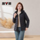 Yalu mother thin down jacket for women 2025 autumn and winter new casual hooded short middle-aged and elderly warm jacket