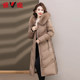 Yalu Mom's Winter Down Jacket 2025 New Fashionable Long Waist Fox Big Fur Collar Warm Jacket Women's Clothing