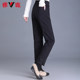 Yalu Mom Pants Winter Thickened Women's 2025 New Middle-aged and Elderly High Waist Straight Elastic Casual Warm Down Pants