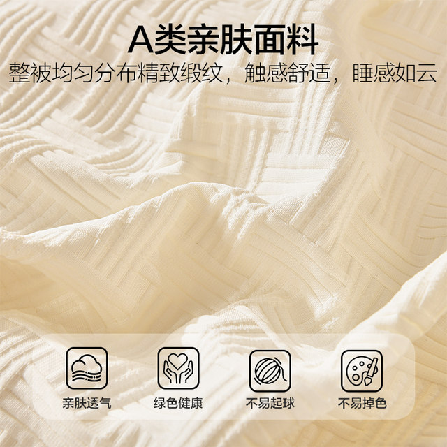 HLA Hailan House soy fiber quilt warm spring and autumn quilt thickened winter quilt core quilt universal