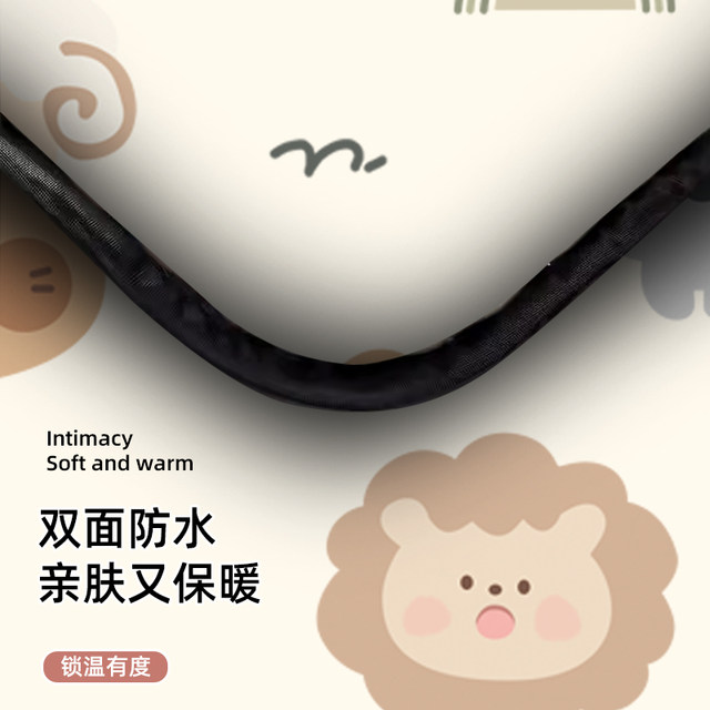 Double -sided waterproof electric vehicle windshield is plus velvet thickened waterproof waterproof bottle motorcycle anti -cold warming warmth and windproof
