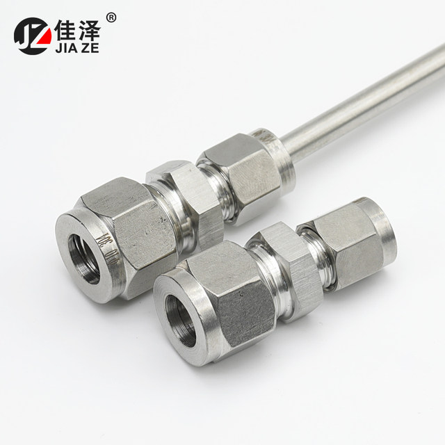 304/316 stainless steel double clamp sleeve variable diameter direct through intermediate joint, clamp sleeve reducer conversion gas source instrument copper pipe