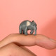 Small animals, elephants, mini ornaments, micro-landscape animal decorations, flowerpots, garden rockeries, water crafts accessories