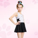 BE van der An children's swimsuit girl little black cat cat cat series 2025 new one-piece dress style belly-covering and making you look slim