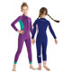 Children's swimwear for girls and boys in winter thickened cold-proof and warm children's one-piece insulated long-sleeved swimsuit wetsuit