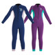 Children's swimwear for girls and boys in winter thickened cold-proof and warm children's one-piece insulated long-sleeved swimsuit wetsuit