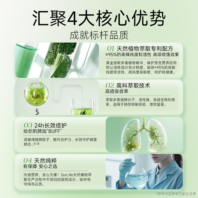 SorLife Salif Lung Quercetin Capsules for Lung Health and Nutrition Lung Health Care Products for Lung Health