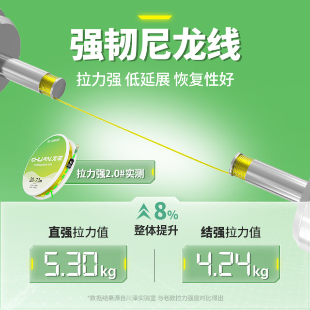 Kawaze imported finished product line set complete set of crucian carp and carp fishing line main line genuine Taiwan fishing tied fishing line set