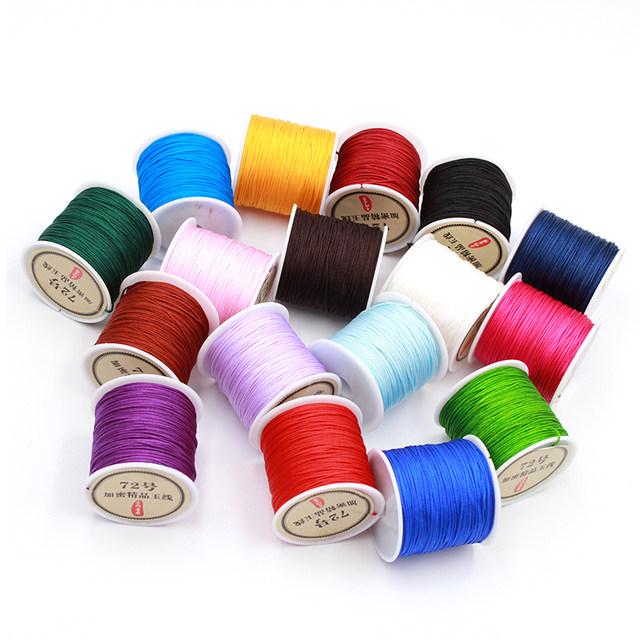 No. 72 jade thread hand-woven rope rope thread pendant bracelet necklace hand bracelet DIY material special for gold store