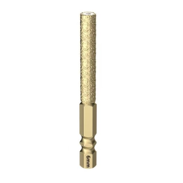 New tile drill bit hole opener hexagonal shank ceramic tile glass drilling grinding two-in-one brazing hole opener