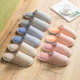 Cotton slippers plush autumn and winter indoor home non-slip thick-soled women's warm couple slippers men's deodorant