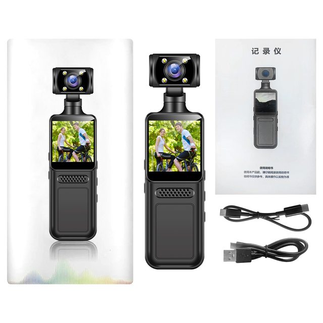 
New high-definition sports camera chest wear recorder student cycling artifact vlog shooting outdoor video recorder