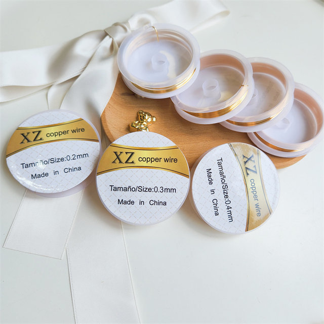 Large volume of color-preserving copper wire, large curly hairpin material, hair accessories, antique style, non-fading, anti-oxidation, hand-wound material