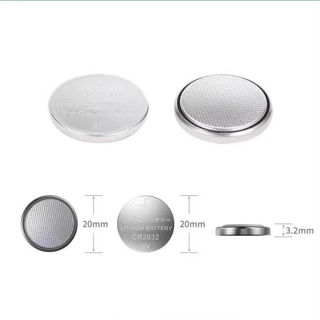 3V button battery CR2032/CR2025/CR2016/CR1632/CR2450/CR1220/CR1620/CR1616 Car key remote control tester electronic scale weight scale