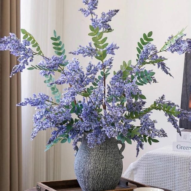 
Mujian high-end Sophora japonica artificial flower decorations, fake flower arrangements, plastic flowers, silk flowers, table decorations