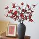 New Chinese style red currant fruit simulation flowers fake flower ornaments New Year decoration flower art living room flower arrangement red bean bouquet

