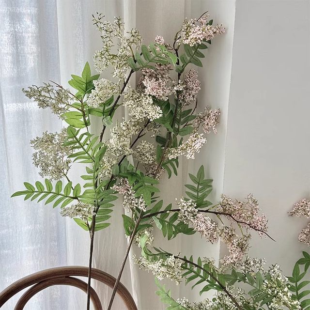 
High-quality Sophora japonica artificial flowers, high-end artificial flower decorations, high-end Sophora flower retro home living room table flower decorations