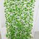 Simulation vine green leaf leaf decorative fake leaf vine ceiling flower rattan water pipes to cover air -conditioning green leaf flower
