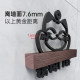 High-end please press the doorbell prompt sign solid wood signage acrylic doorbell signage walnut door sign home creative cute warm office hotel door opening sign custom made
