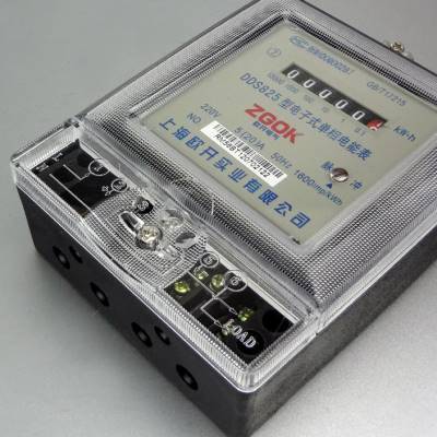 家用電錶 單相 1040a 220v 電度表 透明dds825電子式單相電能表