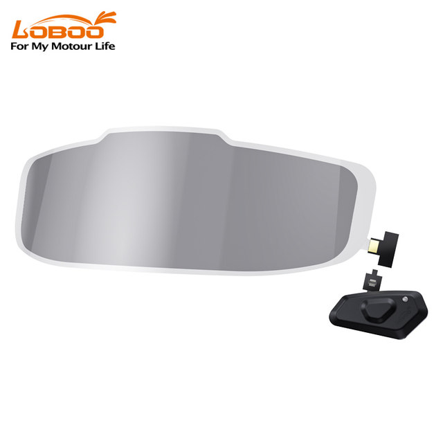 LOBOO Radish Motorcycle Smart Helmet Color Changing Lens Anti-fog Patch Sun Shade Film Universal Anti-UV
