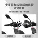 Suitable for Sekoron RT250 motorcycle handlebar windshield modified hand guard aluminum alloy hand guard cover rainproof