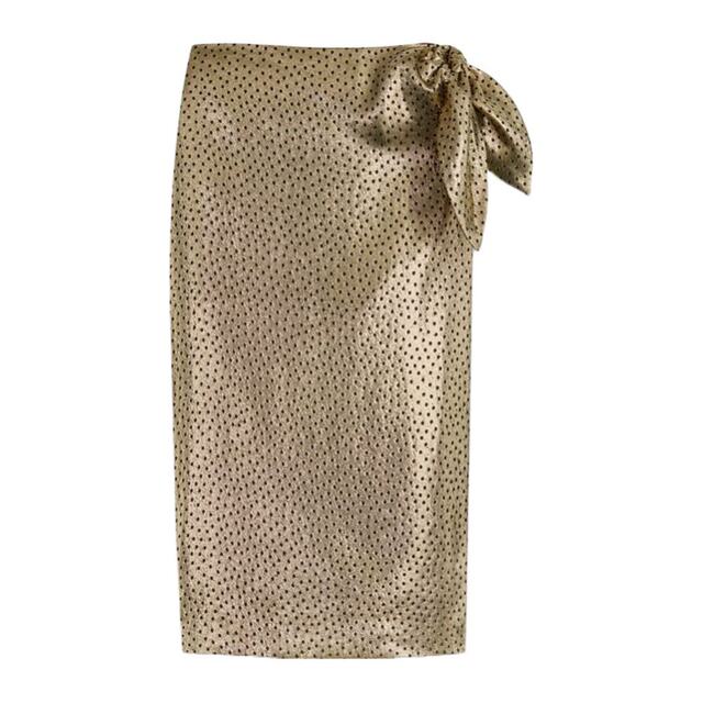 Hong Kong Direct Mail Saint Laurent Dot Lace Pencil Skirt 776458Y5I63