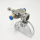Two -flowing stainless steel mixing air water hybrid siphon pressure -type air atomization nozzle dust removal and humidifying fuel injection mouth
