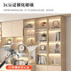 Solid wood desk bookshelf integrated desk with bookcase combination modern minimalist learning table household desktop office computer table