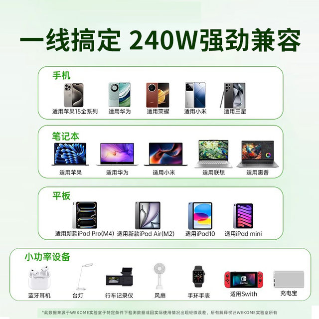 240W charging cable four-in-one data cable liquid silicone suitable for Apple 15 Huawei Xiaomi typec mobile phone ipad computer dual tpyec super fast charging extended car 16 double head ipad